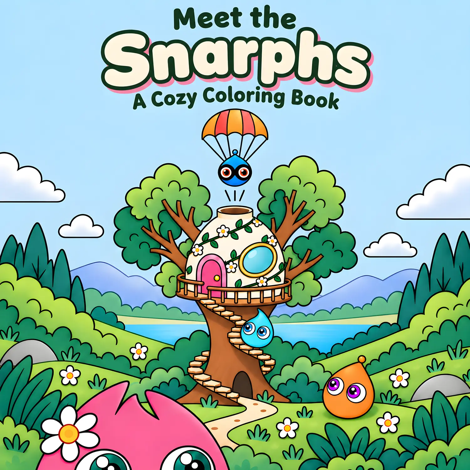 Cover of Meet the Snarphs: A Cozy Coloring Book